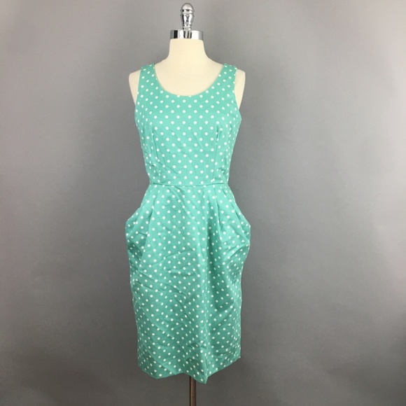 Regina Kravitz Dresses & Skirts - Vtg Regina Kravitz Green polka dot Pin Up dress